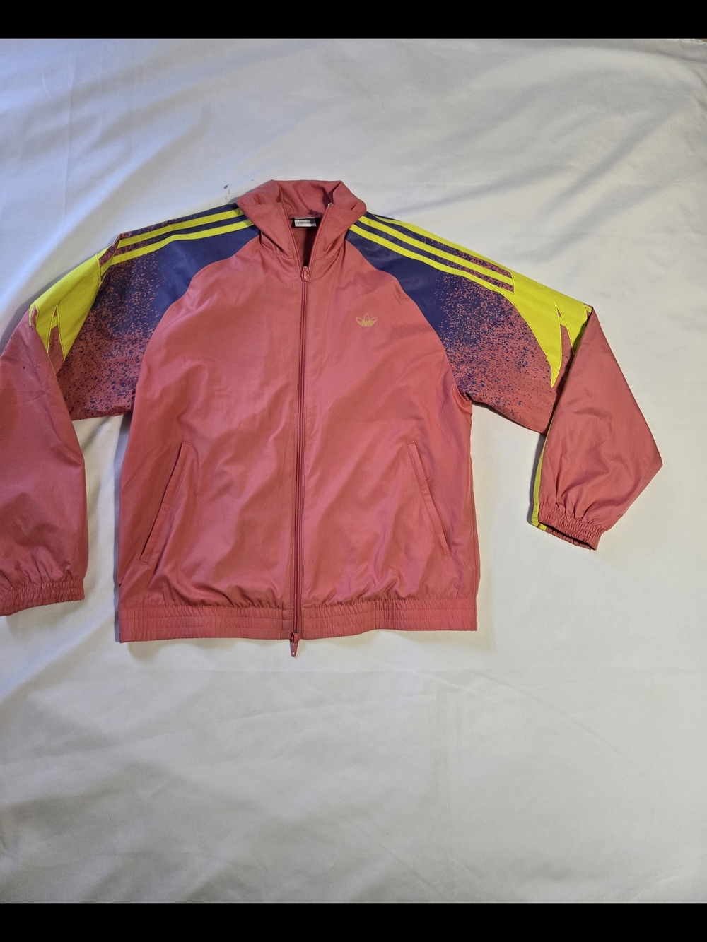 Adidas Originals 80s Archive Track Top 70s Retro Jacket with Windbreaker Pink